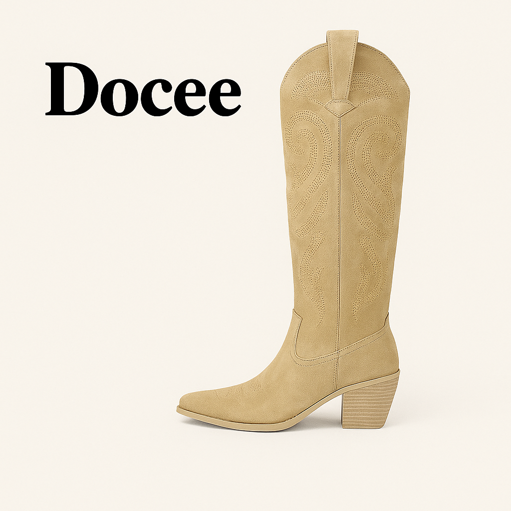 Docee Western Royale Knee-High Boots