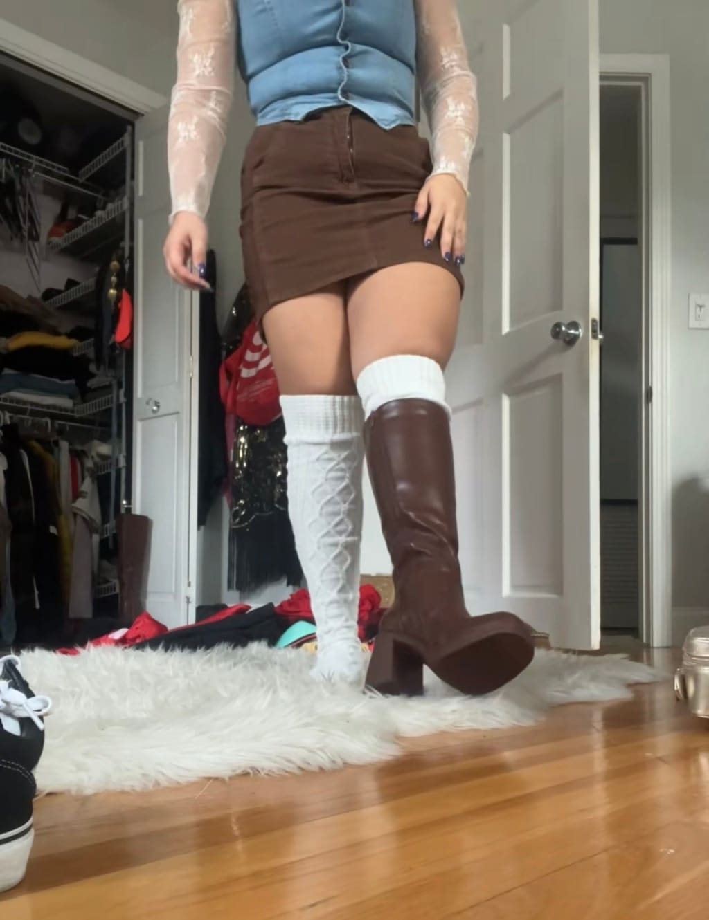 Docee's Leather Wide Calf Boots